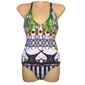 NWT Clover Canyon Huntington Gardens swimsuit -Sm